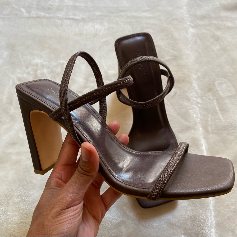 SOLD Forever 21 Chocolate Brown Sandals